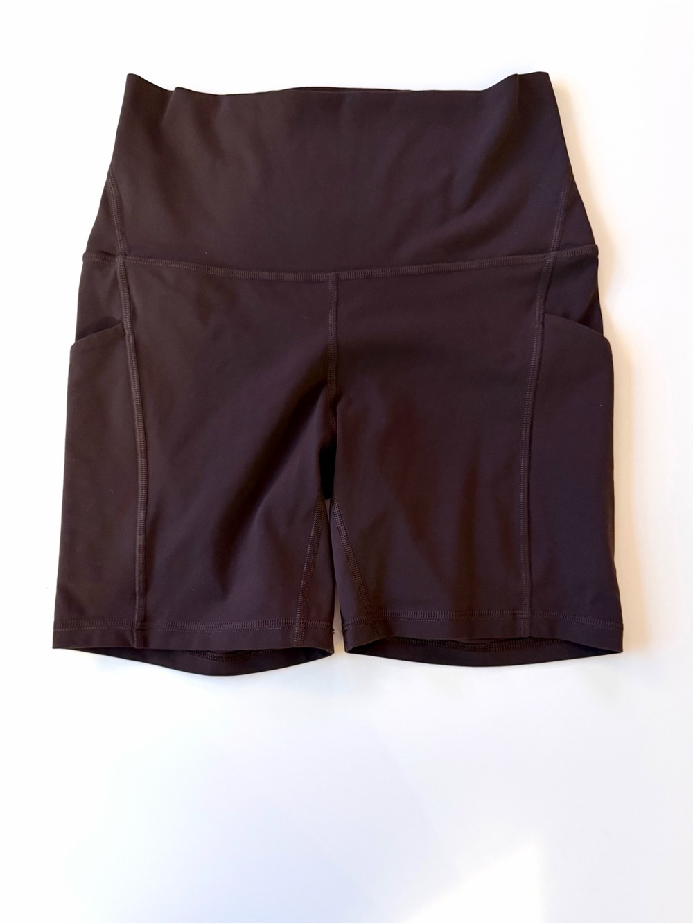 lululemon athletica Black High-Rise Bike Shorts with Side Pockets